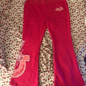 TRUE RELIGION X VON DUTCH CRYSTAL BOOTCUT SWEATPANT